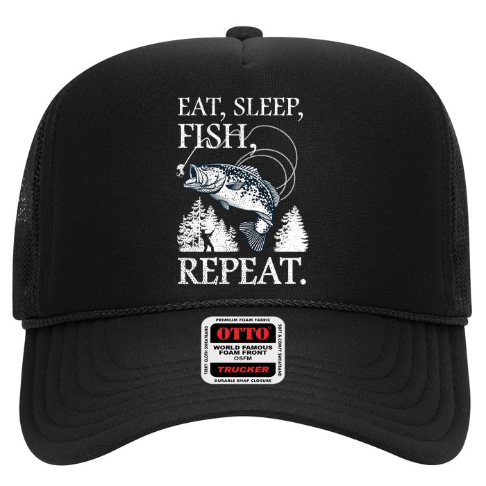 Eat Sleep Fish Repeat Trucker Hat