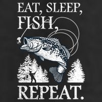 Eat Sleep Fish Repeat Trucker Hat