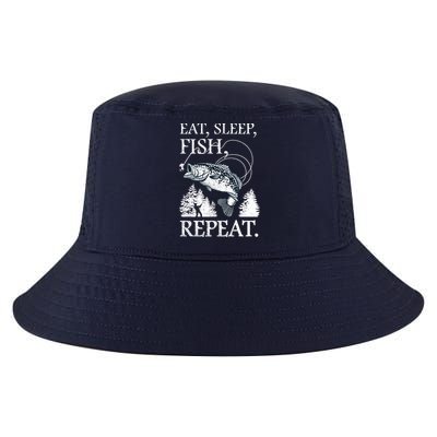 Eat Sleep Fish Repeat Cool Comfort Performance Bucket Hat