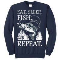 Eat Sleep Fish Repeat Sweatshirt