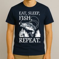 Eat Sleep Fish Repeat T-Shirt