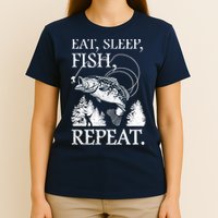 Eat Sleep Fish Repeat T-Shirt