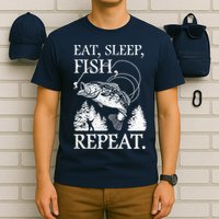 Eat Sleep Fish Repeat T-Shirt