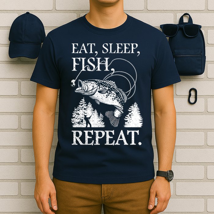 Eat Sleep Fish Repeat T-Shirt