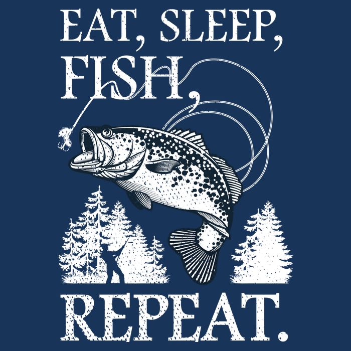 Eat Sleep Fish Repeat T-Shirt
