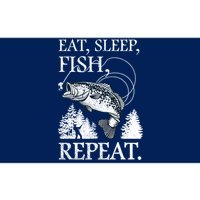 Eat Sleep Fish Repeat Bumper Sticker