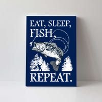 Eat Sleep Fish Repeat Canvas