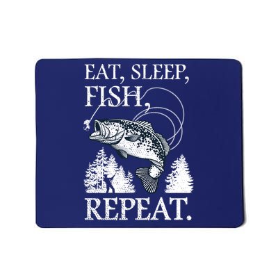 Eat Sleep Fish Repeat Mousepad