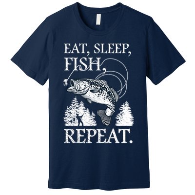 Eat Sleep Fish Repeat Premium T-Shirt