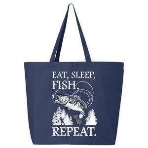 Eat Sleep Fish Repeat 25L Jumbo Tote