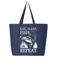 Eat Sleep Fish Repeat 25L Jumbo Tote