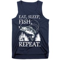 Eat Sleep Fish Repeat Tank Top