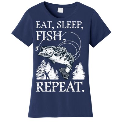 Eat Sleep Fish Repeat Women's T-Shirt