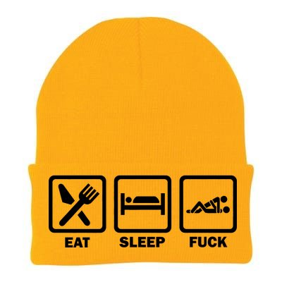 Eat Sleep Fuck Knit Cap Winter Beanie