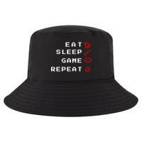Eat Sleep Game Repeat Cool Comfort Performance Bucket Hat