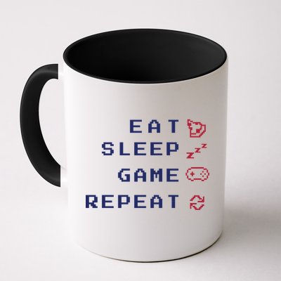 Eat Sleep Game Repeat Mug
