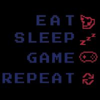 Eat Sleep Game Repeat 16oz Travel Tumbler