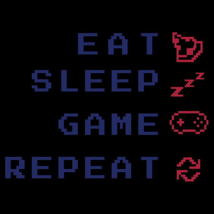 Eat Sleep Game Repeat 16oz Travel Tumbler