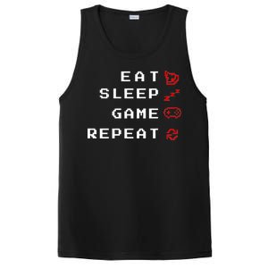 Eat Sleep Game Repeat PosiCharge Competitor Tank