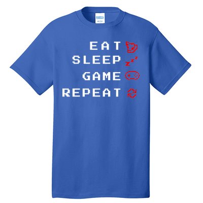 Eat Sleep Game Repeat Tall T-Shirt