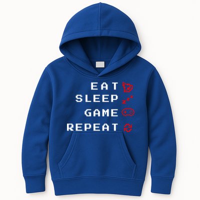 Eat Sleep Game Repeat Kids Hoodie