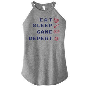 Eat Sleep Game Repeat Women's Perfect Tri Rocker Tank