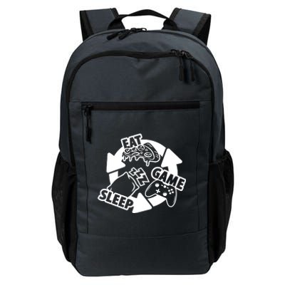 Eat Sleep Game Repeat Funny Gamer Daily Commute Backpack