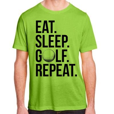 Eat Sleep Golf Repeat Adult ChromaSoft Performance T-Shirt