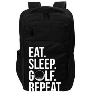 Eat Sleep Golf Repeat Impact Tech Backpack