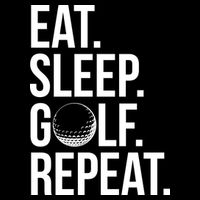 Eat Sleep Golf Repeat 16 in Basic Backpack