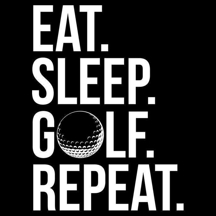 Eat Sleep Golf Repeat 16 in Basic Backpack