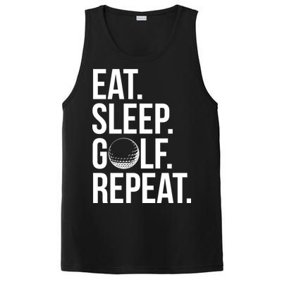 Eat Sleep Golf Repeat PosiCharge Competitor Tank