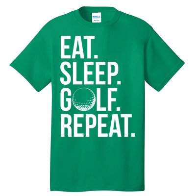 Eat Sleep Golf Repeat Tall T-Shirt