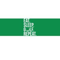 Eat Sleep Golf Repeat Bumper Sticker