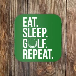 Eat Sleep Golf Repeat Coaster