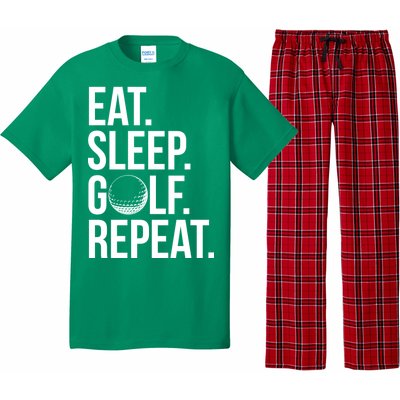 Eat Sleep Golf Repeat Pajama Set