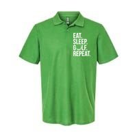 Eat Sleep Golf Repeat Softstyle Adult Sport Polo