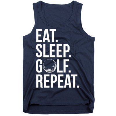 Eat Sleep Golf Repeat Tank Top