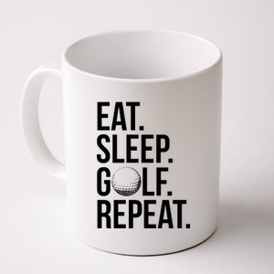 Eat Sleep Golf Repeat Coffee Mug