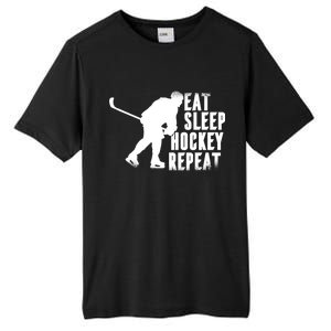 Eat Sleep Hockey Repeat Tall Fusion ChromaSoft Performance T-Shirt