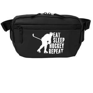 Eat Sleep Hockey Repeat Crossbody Pack