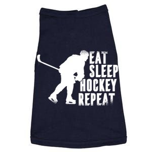 Eat Sleep Hockey Repeat Doggie Tank