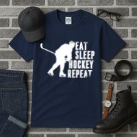 Eat Sleep Hockey Repeat Tall T-Shirt