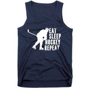 Eat Sleep Hockey Repeat Tank Top