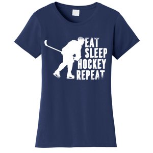 Eat Sleep Hockey Repeat Women's T-Shirt