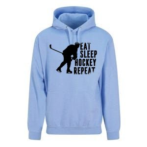 Eat Sleep Hockey Repeat Unisex Surf Hoodie