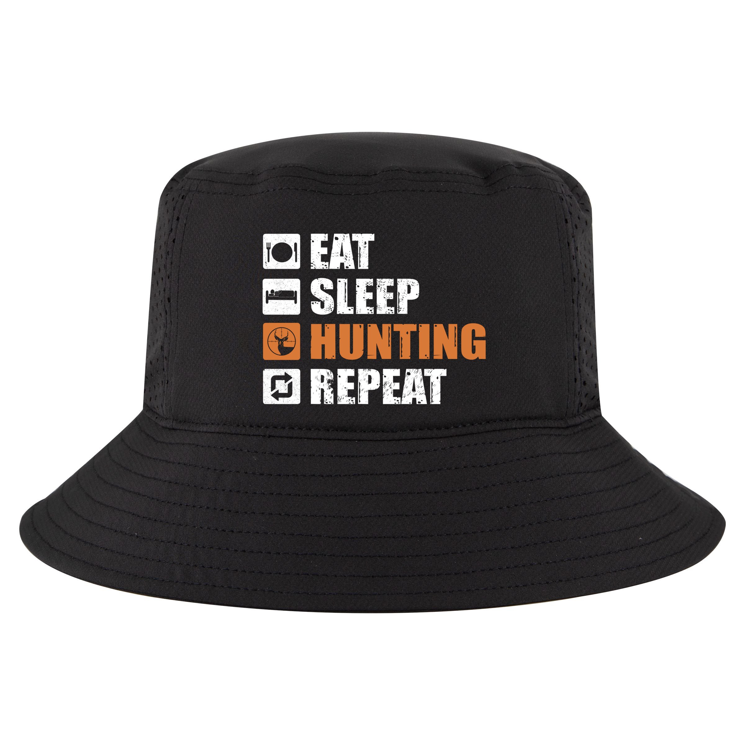 Eat Sleep Hunt Repeat Cool Comfort Performance Bucket Hat