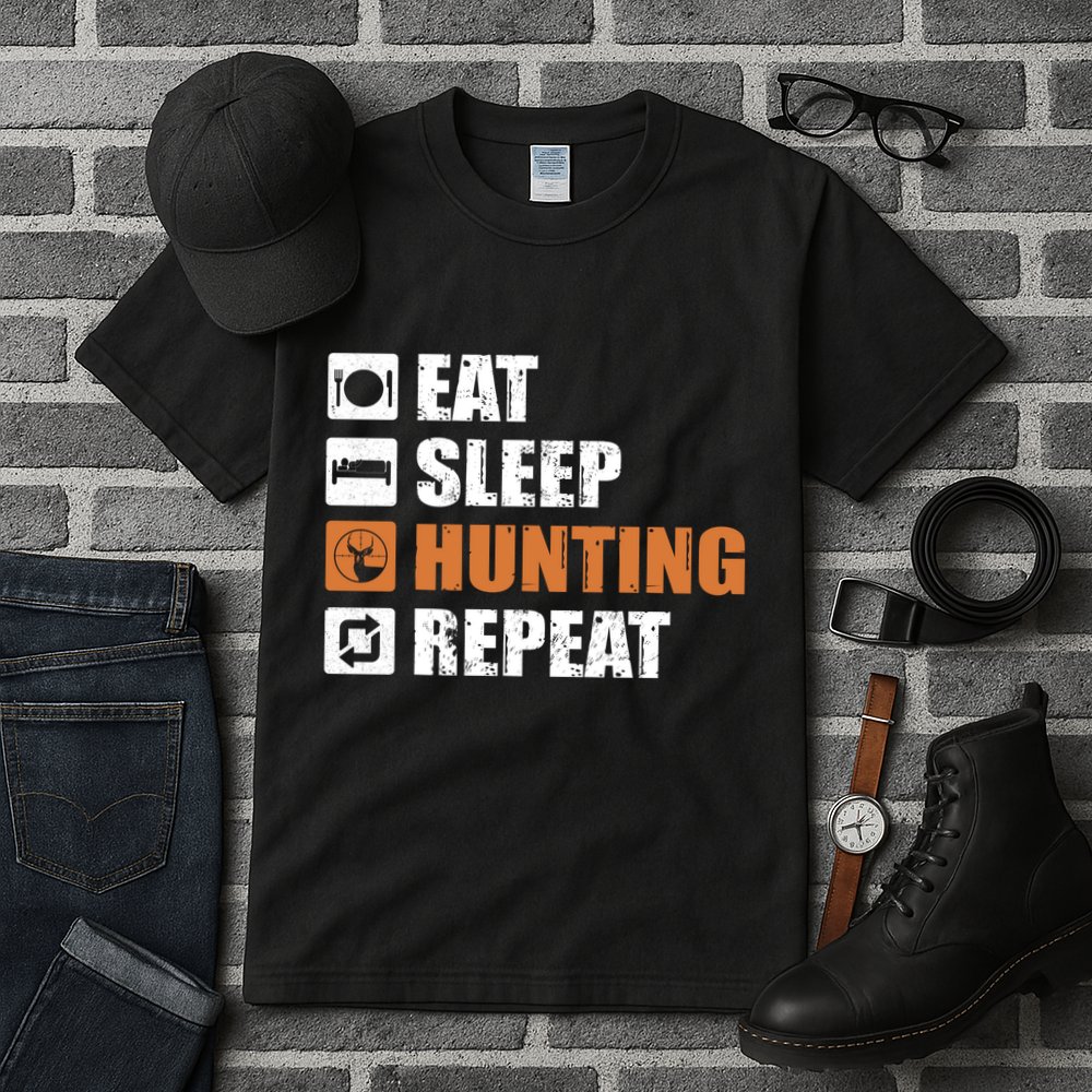 Eat Sleep Hunt Repeat Tall T-Shirt
