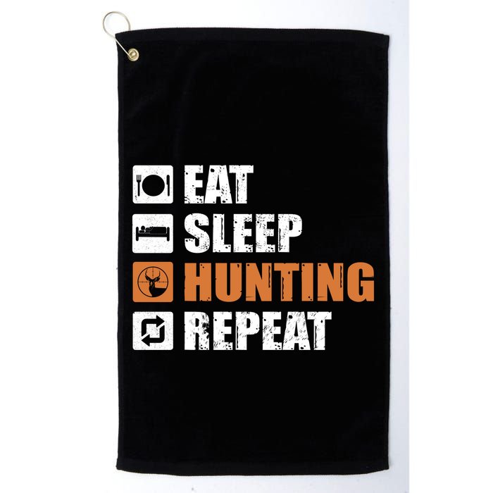Eat Sleep Hunt Repeat Golf Towel
