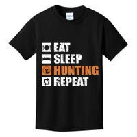 Eat Sleep Hunt Repeat Kids T-Shirt